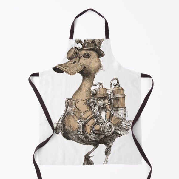 Item preview, Steampunk Duck Warrior Mechanical Gear Art designed and sold by Hafcishop.