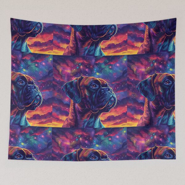Item preview, Star gazing Boxer dog designed and sold by MendaciousMina.