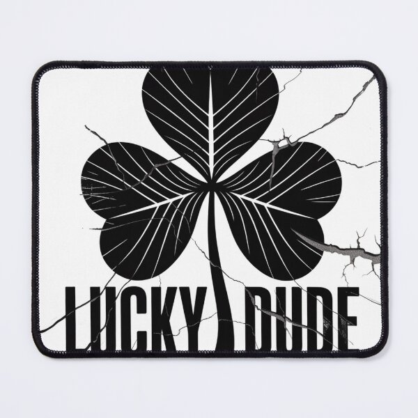 Item preview, Distressed Linocut Four Leaf Clover Emblem designed and sold by Bloomkept.