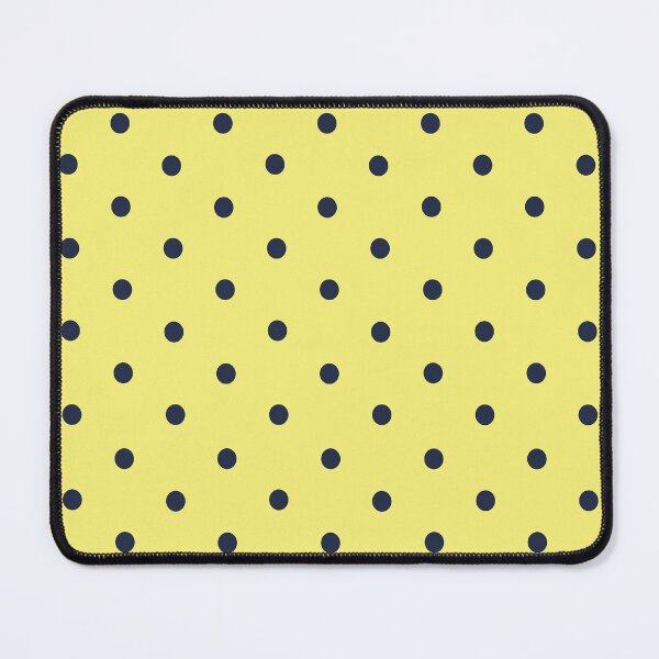 Item preview, Small NAVY BLUE and YELLOW POLKA DOTS designed and sold by RachelMacht.