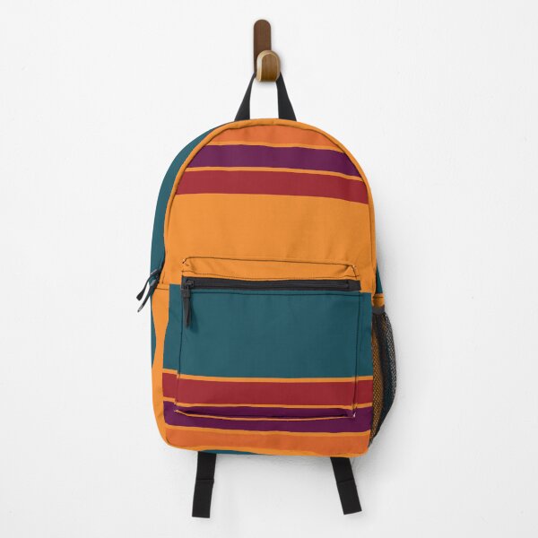 Item preview, Sunset Strata — Retro Stripe Composition designed and sold by FrescoDesign.