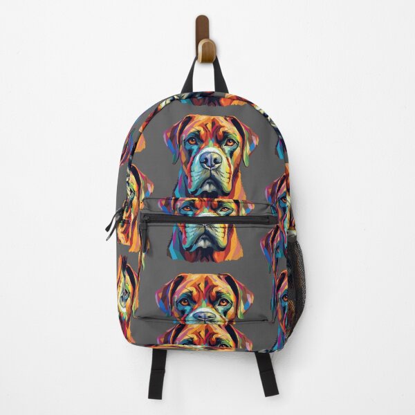Item preview, Colorful Boxer dog designed and sold by MendaciousMina.
