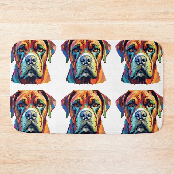 Item preview, Colorful Boxer dog designed and sold by MendaciousMina.