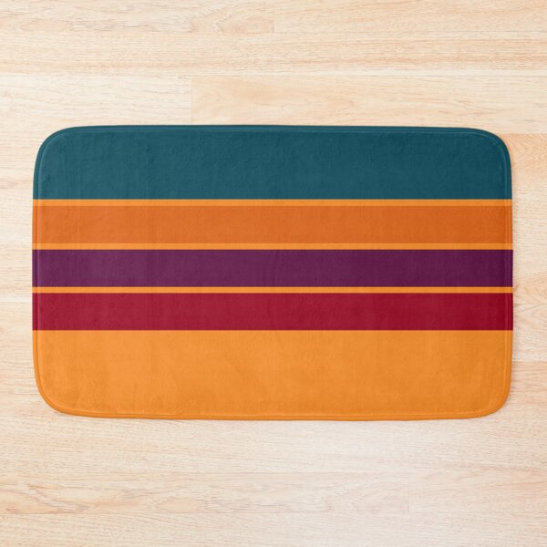 Item preview, Sunset Strata — Retro Stripe Composition designed and sold by FrescoDesign.