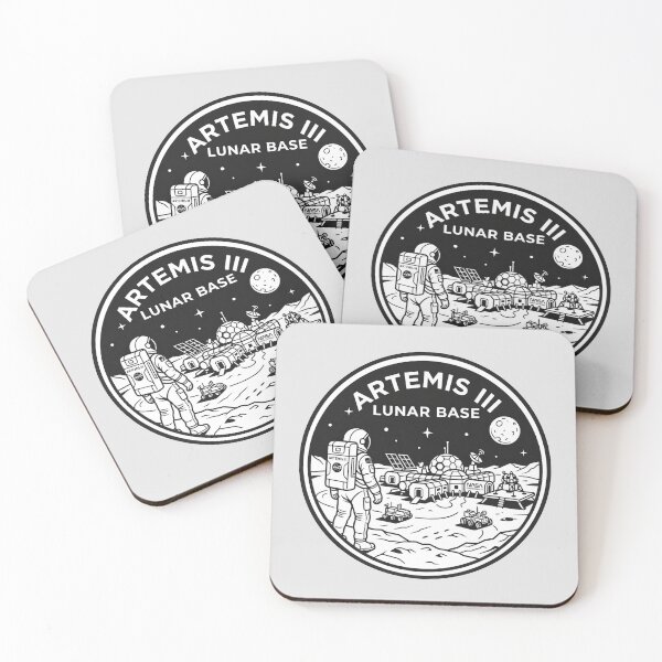 Item preview, Artemis III 004 Lunar Base Mission Patch Emblem - Artemis 3 designed and sold by KiwiRider.