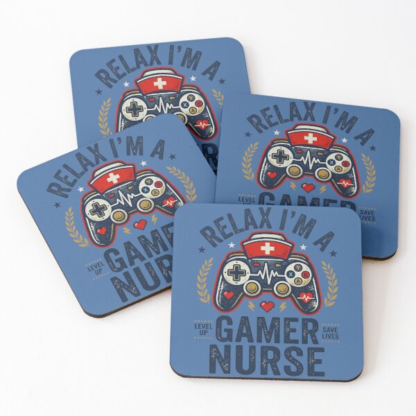 Item preview, Relax I’m A Gamer Nurse Funny Gaming Nurse Life designed and sold by YarsEingr.