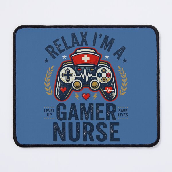 Item preview, Relax I’m A Gamer Nurse Funny Gaming Nurse Life designed and sold by YarsEingr.