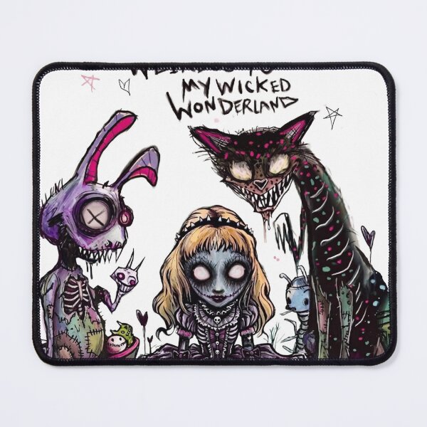 Item preview, Welcome to my Wicked Wonderland Art - Dark Gothic Alice & Friends designed and sold by kitastylish.