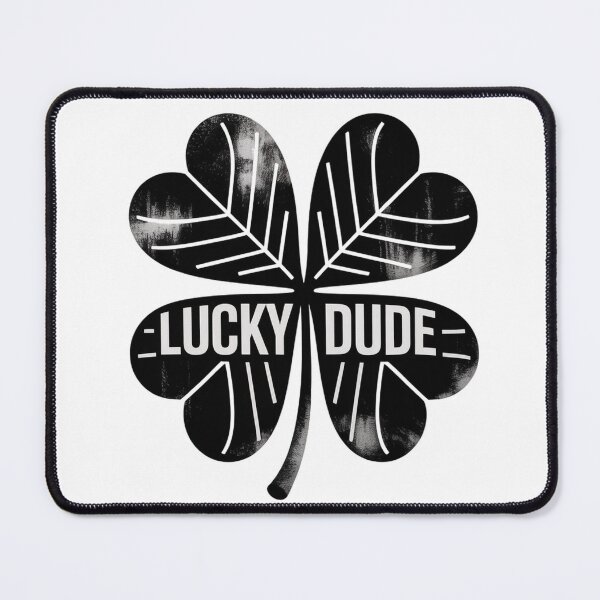 Item preview, Distressed Four Leaf Clover Minimalist Line Art designed and sold by Bloomkept.