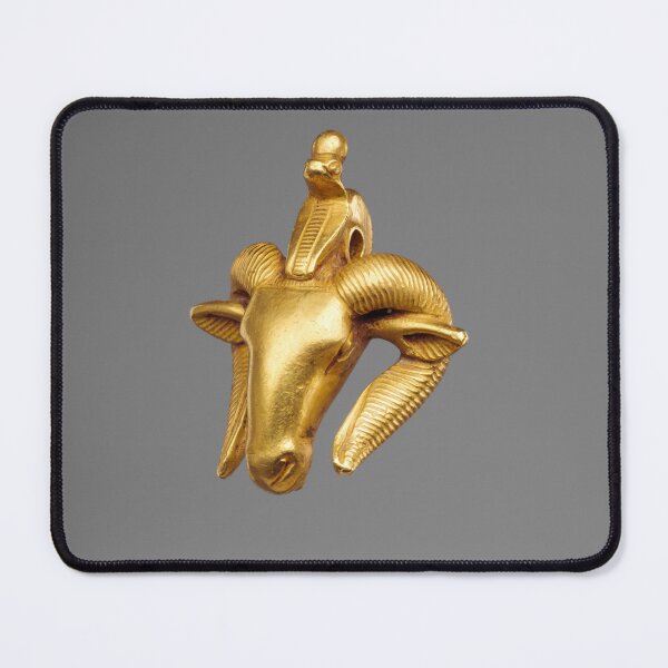 Item preview, Ram's-head Golden Amulet designed and sold by evovani.