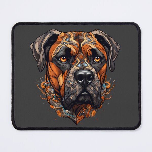Item preview, Neo traditional art work of a Boxer dog designed and sold by MendaciousMina.