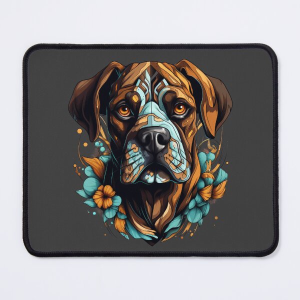 Item preview, Neo traditional art work of a Boxer dog designed and sold by MendaciousMina.