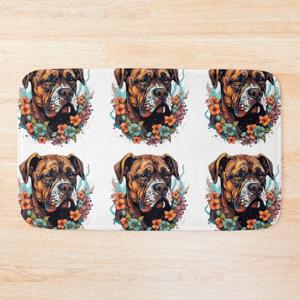 Item preview, Neo traditional art work of a Boxer dog designed and sold by MendaciousMina.