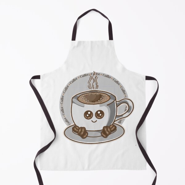 Item preview, Cute Kawaii Coffee Cup – Coffee Lover Design (Gray) designed and sold by Sanches Studio.