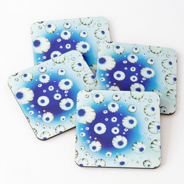 Item preview, Daisy Dewdrops - Abstract Floral Water Droplets Macro designed and sold by AbulailArt.