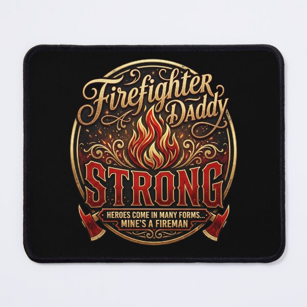 Item preview, Firefighter Daddy Gift – Firefighter Strong Proud Hero Family designed and sold by Im-Ara.