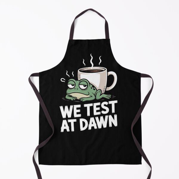 Item preview, We Test At Dawn Funny Frog Test Day | Sleepy Frog Coffee designed and sold by PROPera-design.