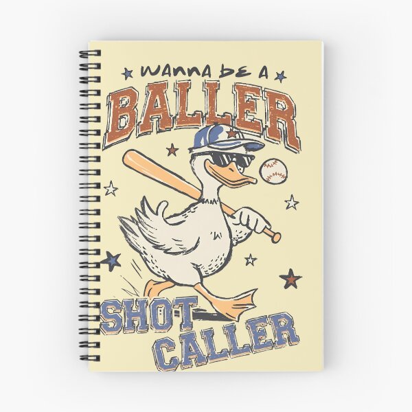 Artikelvorschau, Möchtegern-Baseball-Star, Shot Caller, lustige Ente, Baseball, Retro, Vintage, coole Sonnenbrille, Sport entworfen und verkauft von Velustro Shop.
