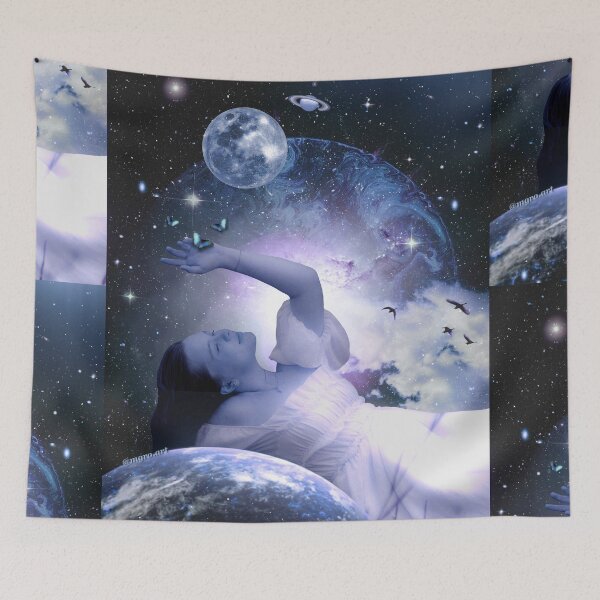 Item preview, Between worlds. Blue designed and sold by mgro-art.