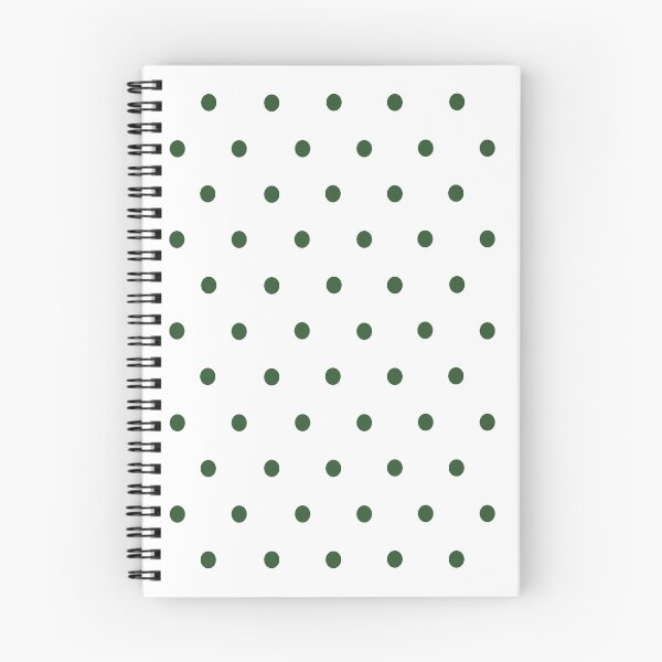 Item preview, Small PINE GREEN and WHITE POLKA DOTS designed and sold by RachelMacht.