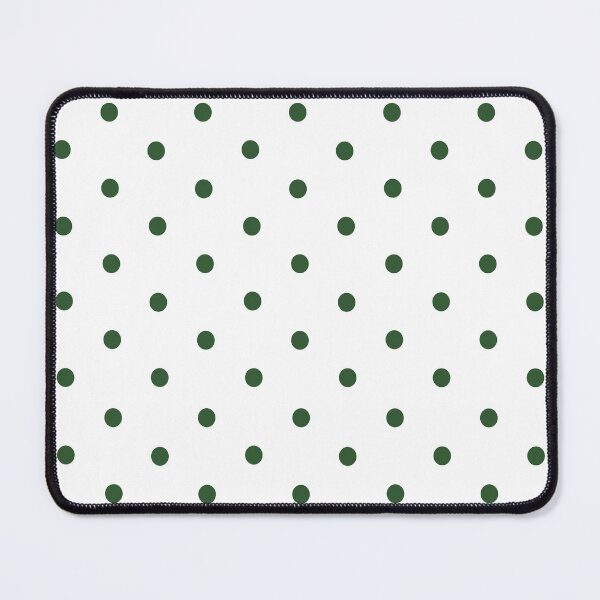 Item preview, Small PINE GREEN and WHITE POLKA DOTS designed and sold by RachelMacht.