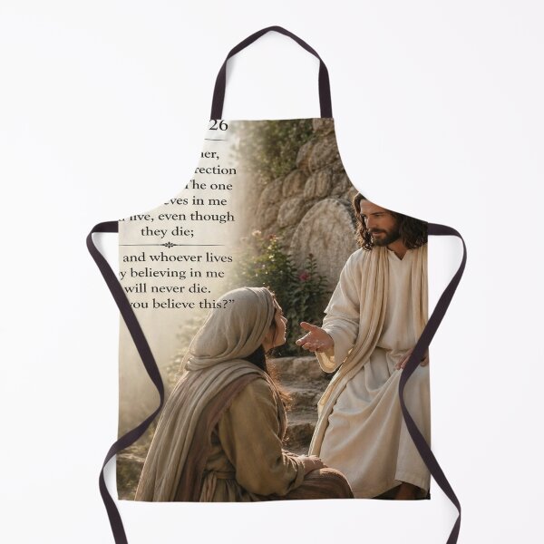 Item preview, John 11:25-26 Bible Verse Art Jesus Resurrection Christian Wall Art Faith Scripture Print designed and sold by FaithDesigns89.