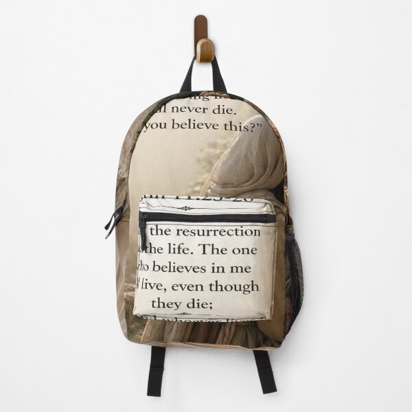 Item preview, John 11:25-26 Bible Verse Art Jesus Resurrection Christian Wall Art Faith Scripture Print designed and sold by FaithDesigns89.