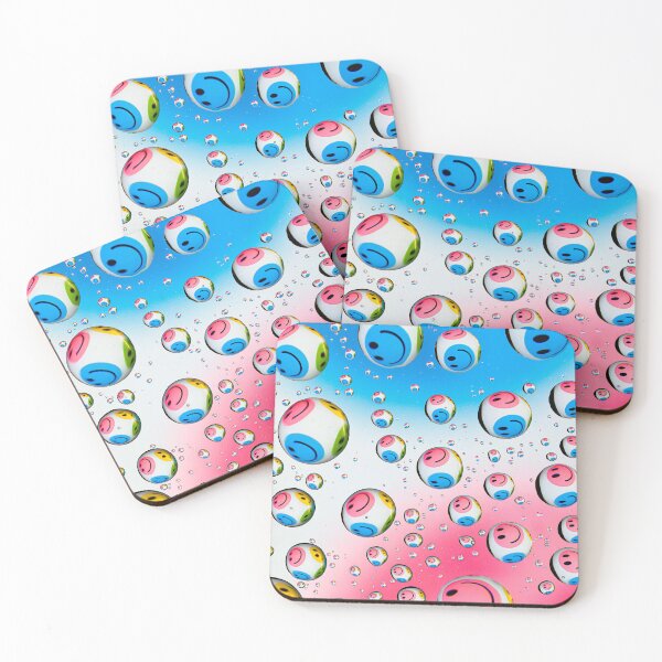Item preview, Colorful Smiley World - Abstract Rainbow Water Droplets Macro designed and sold by AbulailArt.
