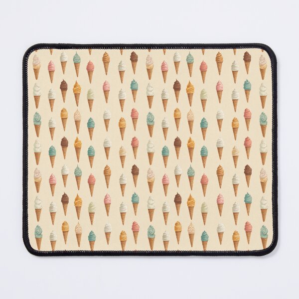Item preview, Vintage Ice Cream Cone Pattern Sweet Summer Dessert designed and sold by NicolasGlowArt.