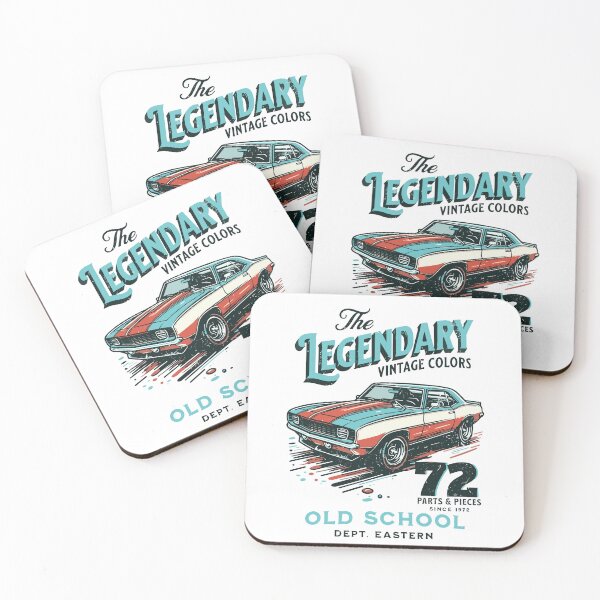 Item preview, Vintage Classic Car The Lengendary designed and sold by PrintCarClub.