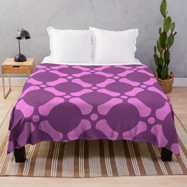 Item preview, Plum & pale magenta abstract shapes designed and sold by Mint + Midnight.