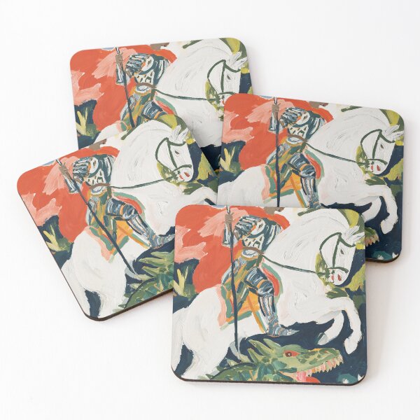 Item preview, Knight’s Dragon Duel at Sunset designed and sold by Venon28.