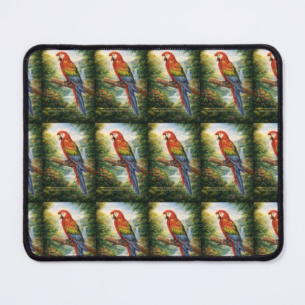 Item preview, Scarlet Macaw Guardian of the Living Canopy designed and sold by Art7Dimension.