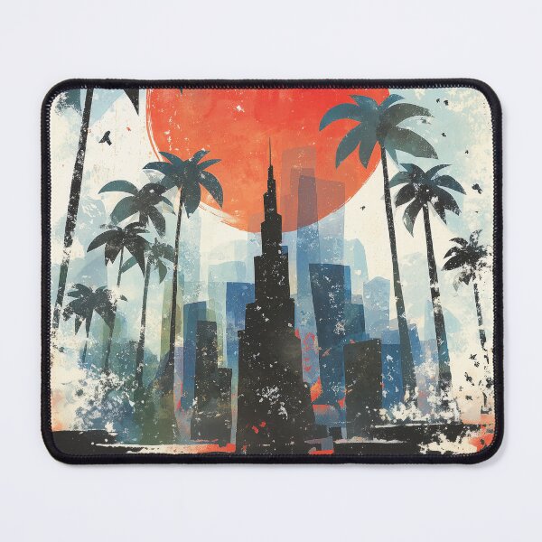 Item preview, Sunset Palm City Dream designed and sold by Dusk Atelier.