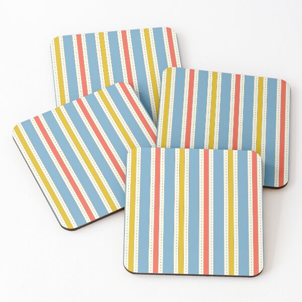 Item preview, Colorful vertical striped seamless pattern designed and sold by Mint + Midnight.
