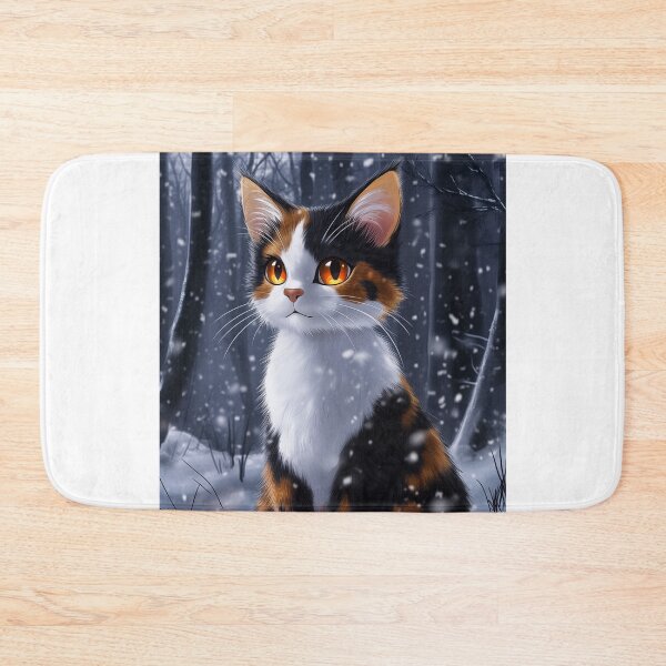 Item preview, Calico Cat in Snowy Forest designed and sold by PetsArt.