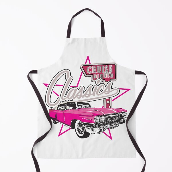 Item preview, Vintage Classic Car Cruise Pink designed and sold by PrintCarClub.