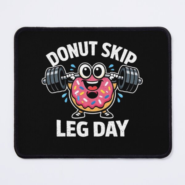 Item preview, Donut Skip Leg Day Funny Gym T-Shirt Bodybuilding Workout Gift designed and sold by wanado.