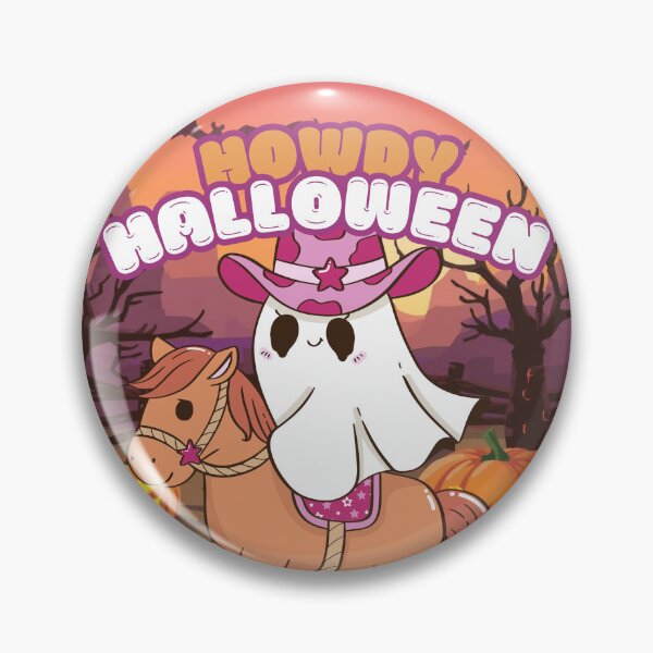 Item preview, Howdy Halloween Ghost on a Horse designed and sold by toycruisers_merch-butze.
