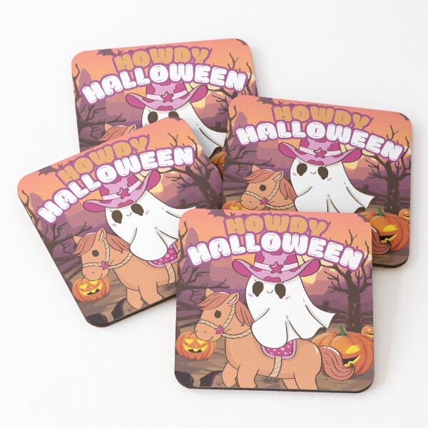 Item preview, Howdy Halloween Ghost on a Horse designed and sold by toycruisers_merch-butze.