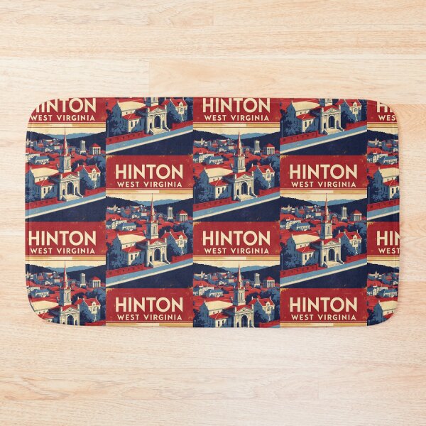 Item preview, Hinton West Virginia 1950s USA Vintage Travel Tourism designed and sold by TravelersGems.