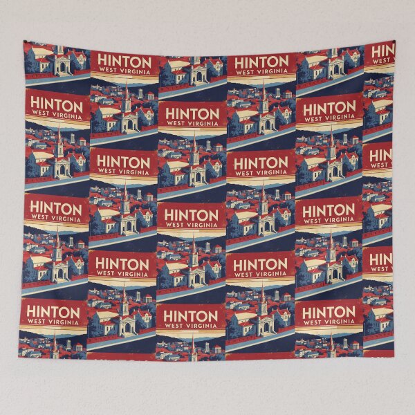Item preview, Hinton West Virginia 1950s USA Vintage Travel Tourism designed and sold by TravelersGems.