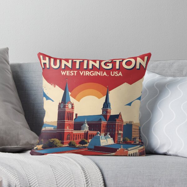 Item preview, Huntington West Virginia 1950s USA Vintage Travel Tourism designed and sold by TravelersGems.