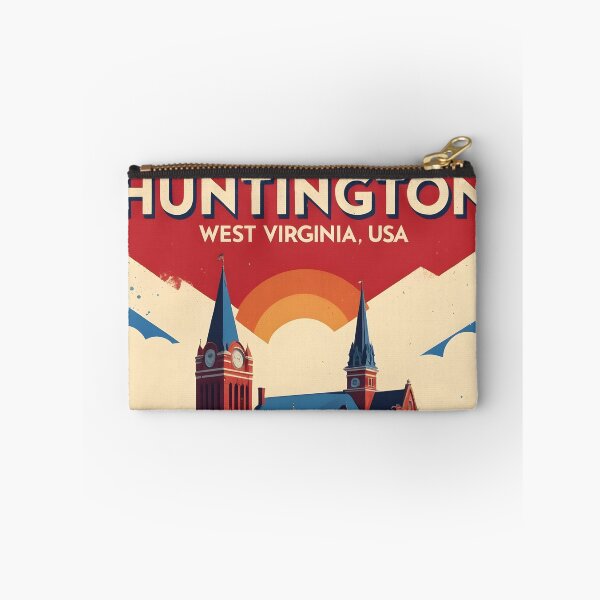 Item preview, Huntington West Virginia 1950s USA Vintage Travel Tourism designed and sold by TravelersGems.