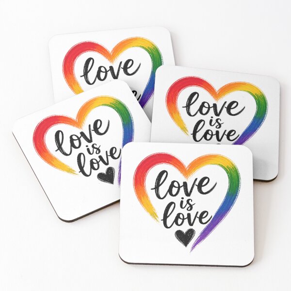 Item preview, Love Is Love Minimal Rainbow Heart – Pride Month Design designed and sold by Bure-NS.