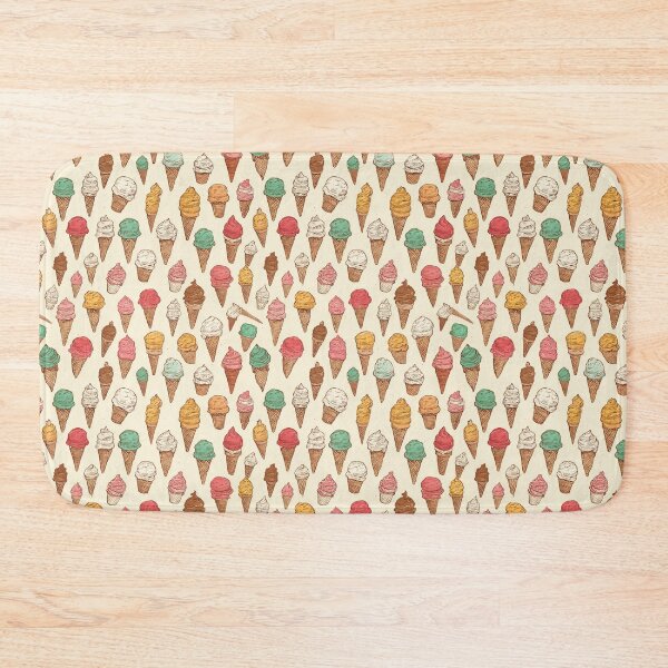 Item preview, Vintage Hand Drawn Ice Cream Cone Pattern designed and sold by NicolasGlowArt.
