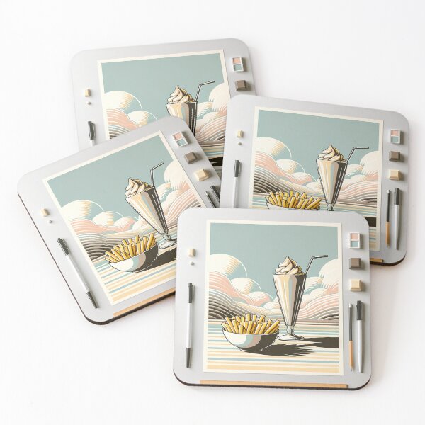Item preview, Calm Pastel Treats designed and sold by Framd Posters.