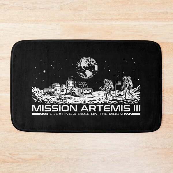Item preview, Mission Artemis III 005 Moon Base Technical Illustration - Artemis 3 designed and sold by KiwiRider.