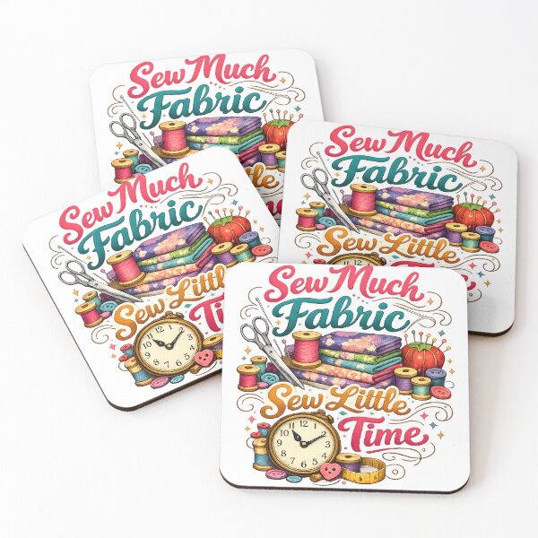 Item preview, Sew Much Fabric, Sew Little Time – Colorful Sewing Lover Design designed and sold by blankTeeShirt.
