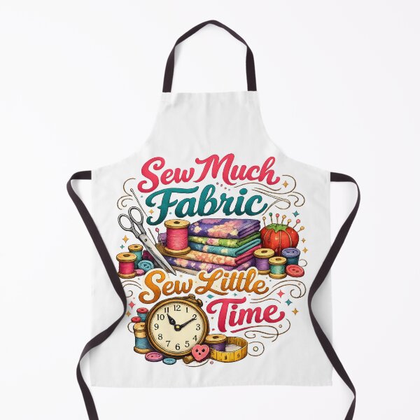 Item preview, Sew Much Fabric, Sew Little Time – Colorful Sewing Lover Design designed and sold by blankTeeShirt.